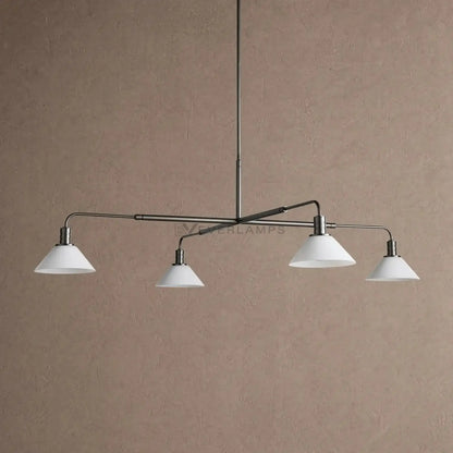 Theron Glass Round Chandelier 30’’ 52’’