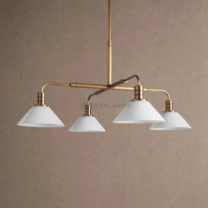 Theron Glass Round Chandelier 30’’ 52’’