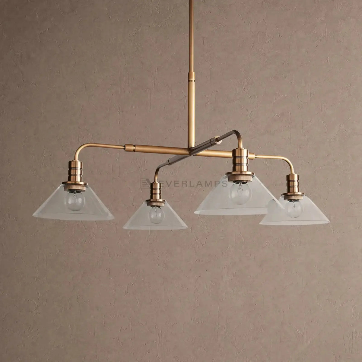Theron Glass Round Chandelier 30’’ 52’’