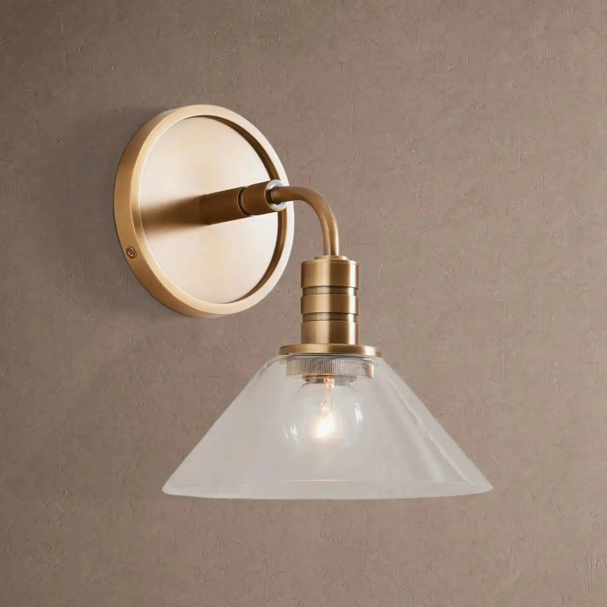 Theron Single Wall Sconce - Clear