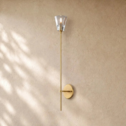 Torche De Verra Grand Sconce - Lacquered Burnished Brass