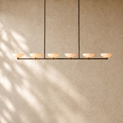 Vernat Linear Chandelier - Bronze / 96’’
