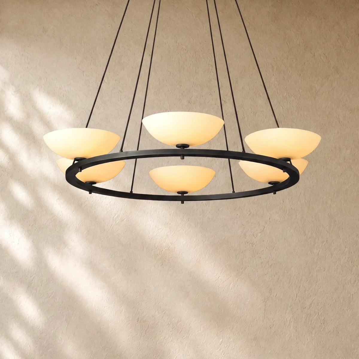 Vernat Round Chandelier - Bronze / 36’’