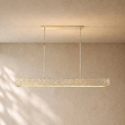 Vilary Linear Chandelier - Brass / 72’’