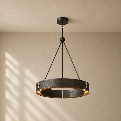 Vilary Round Chandelier - Bronze / 36’’