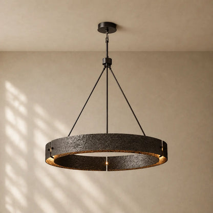 Vilary Round Chandelier - Bronze / 48’’