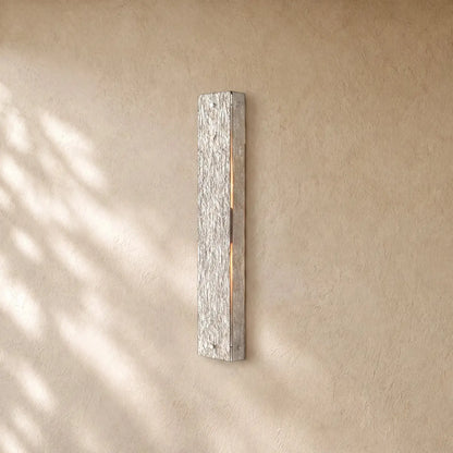 Vilary Sconce Solid Brass Modern Wall Light - Pewter / 32’’