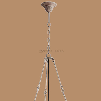 Vintner 2-Tier LED Stemware Rack Chandelier