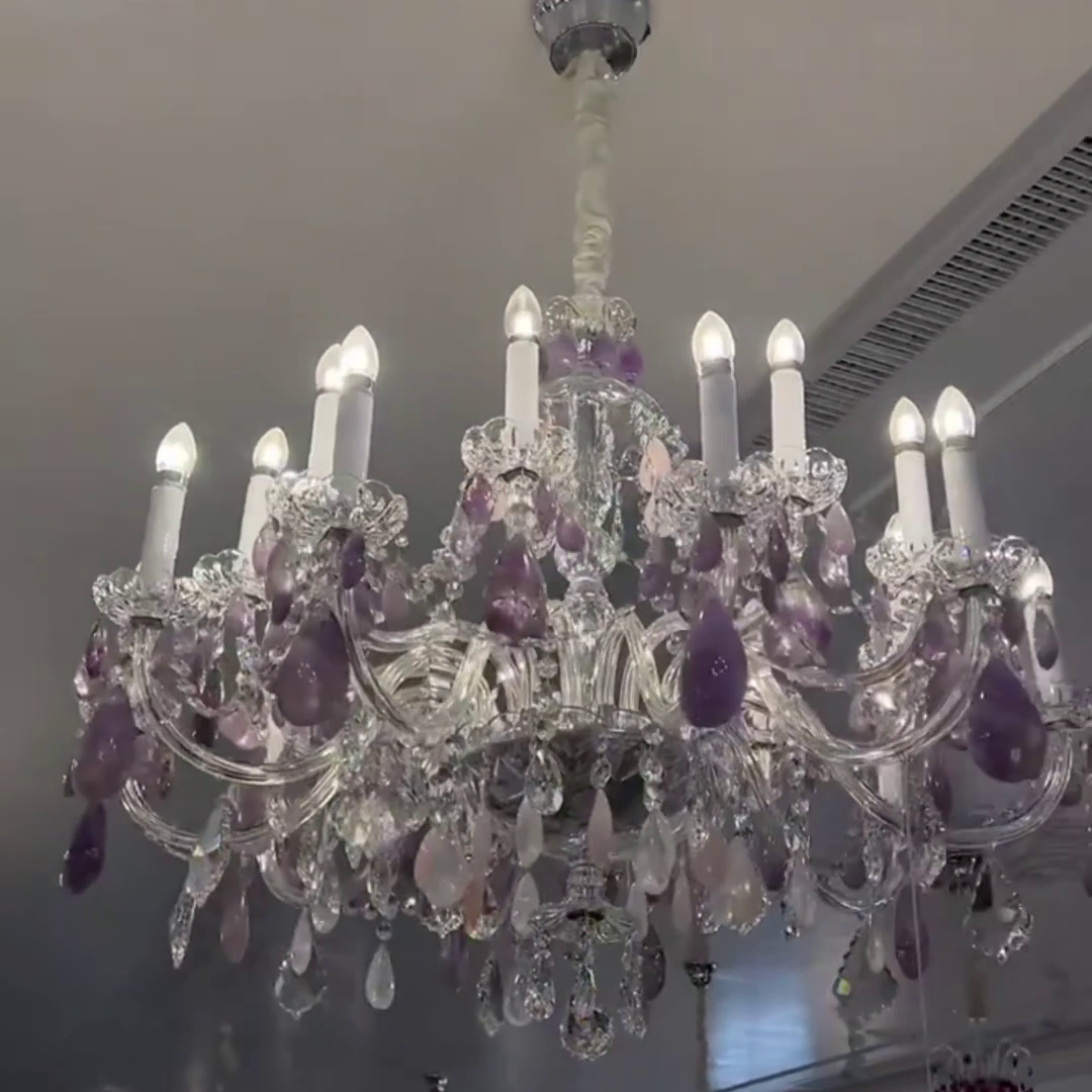 Luxury Rock Crystal Chandelier for Bedroom or Living Room