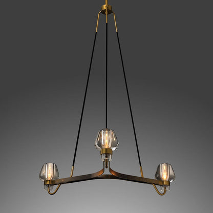 Letitia Crystal Chandelier 3 Light